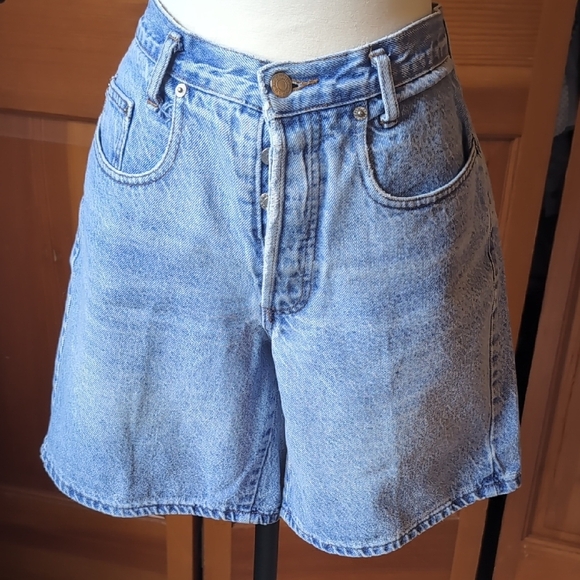 GUESS x Georges Marciano Women's Blue Jean Shorts - Picture 5 of 8